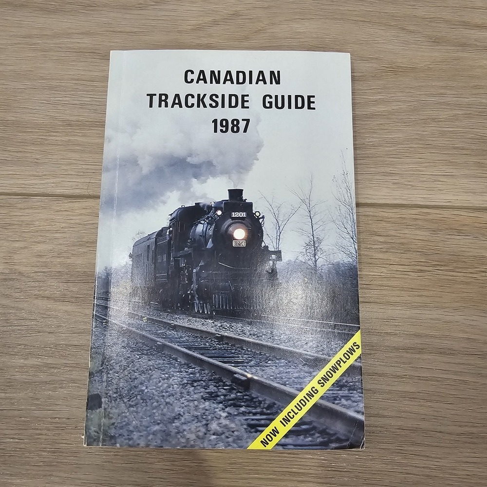 Vintage 1987 Canadian Trackside Guide – Bytown Railway Society (Locomotives, CN)
